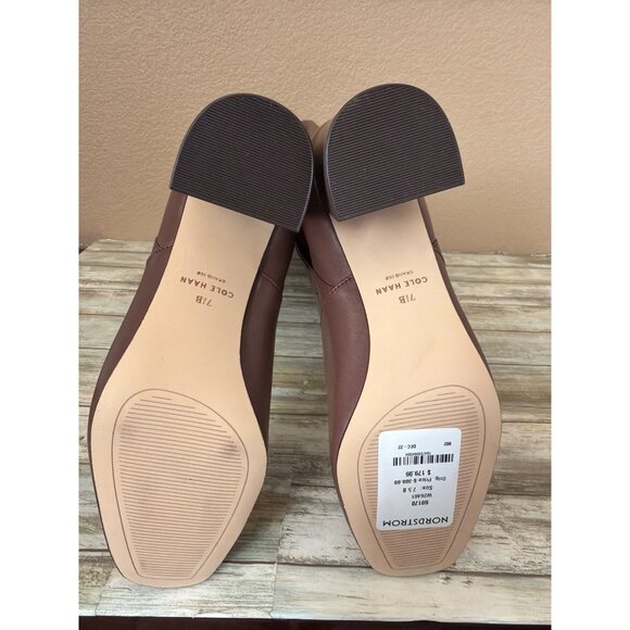 Cole Haan Chrystie Grand 360 Brown Leather Knee High Boots Women's Sz 7.5 NWOB - Picture 9 of 16